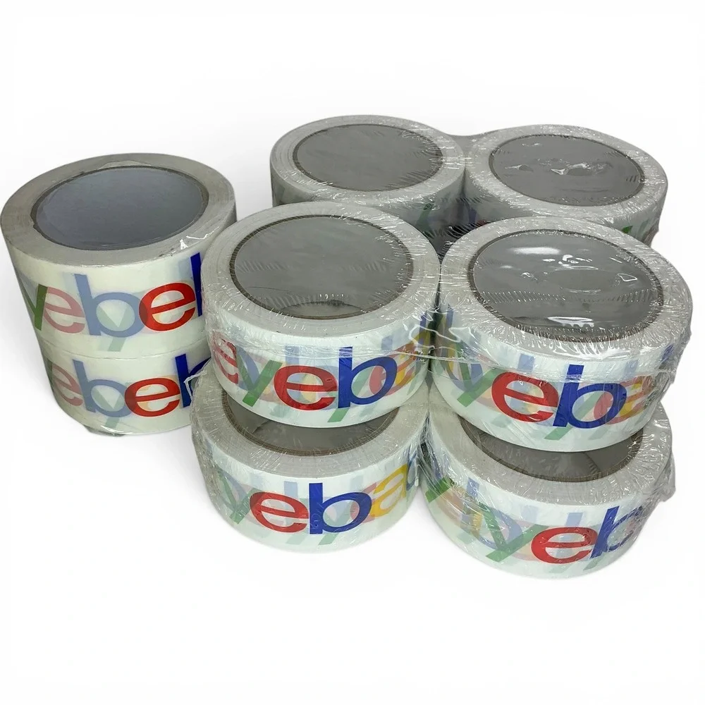 eBay White Multi-Color Packing Tape Shipping Supplies 10 Rolls Bulk Reseller
